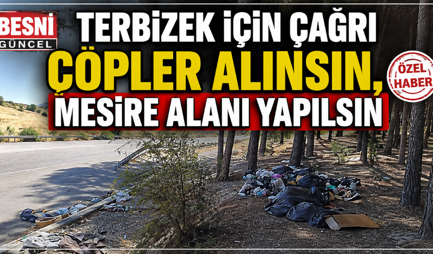 Terbizek'te Toplanan Çöpler Günlerdir Alınmayı Bekliyor