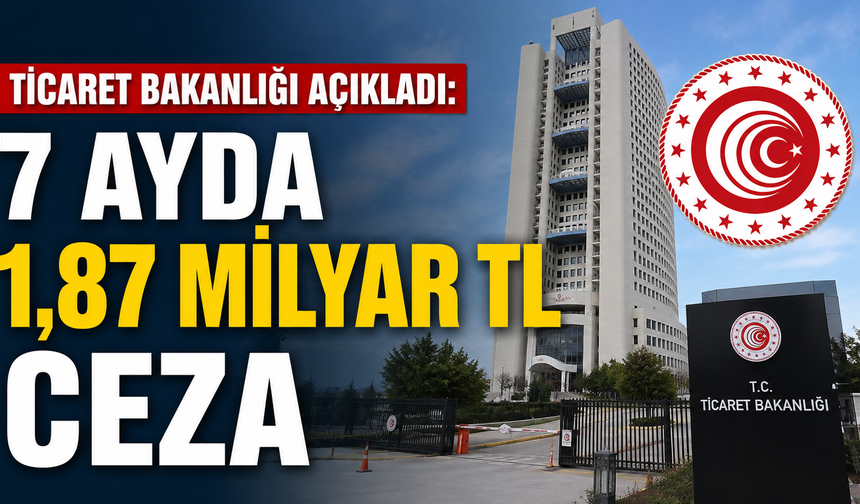 Ticaret Bakanlığından Milyarlık Denetim: 1,87 Milyar TL Ceza