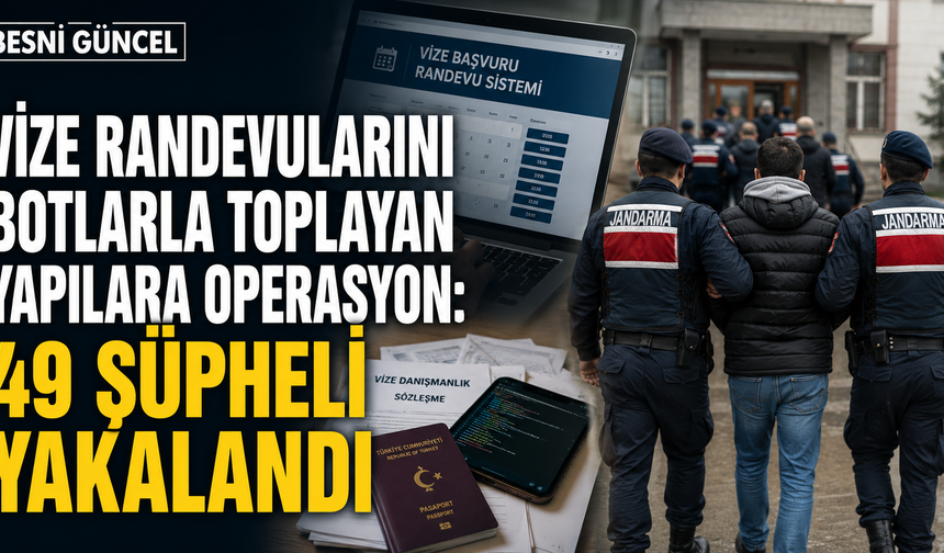 Vize Randevularında Haksız Kazanç İddiası: 63 Adrese Operasyon