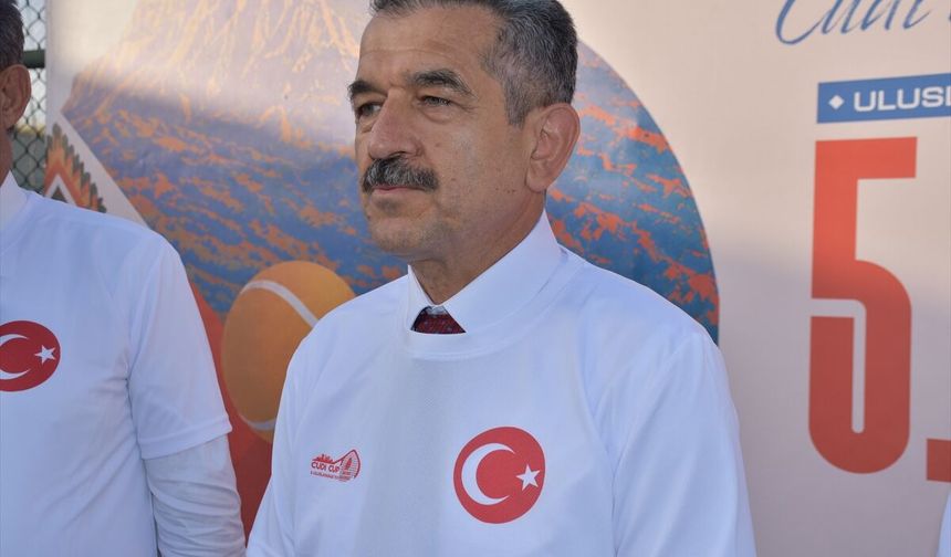 Cudi Cup Tenis Turnuvası Şırnak'ta Başlıyor