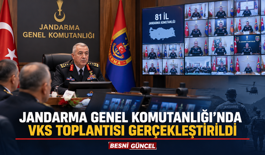 81 İl Jandarma Komutanlığı Toplantıda Bir Araya Geldi