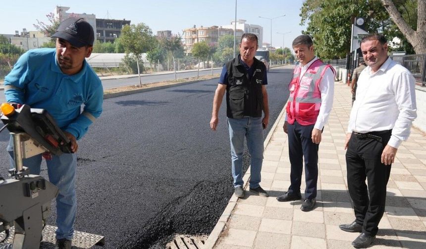 Adıyaman Mimar Sinan’da Asfalt Serimi Başladı