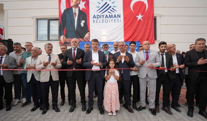 Adıyaman Cumhuriyet Mahallesi’ne Yeni Taziye Evi Açıldı