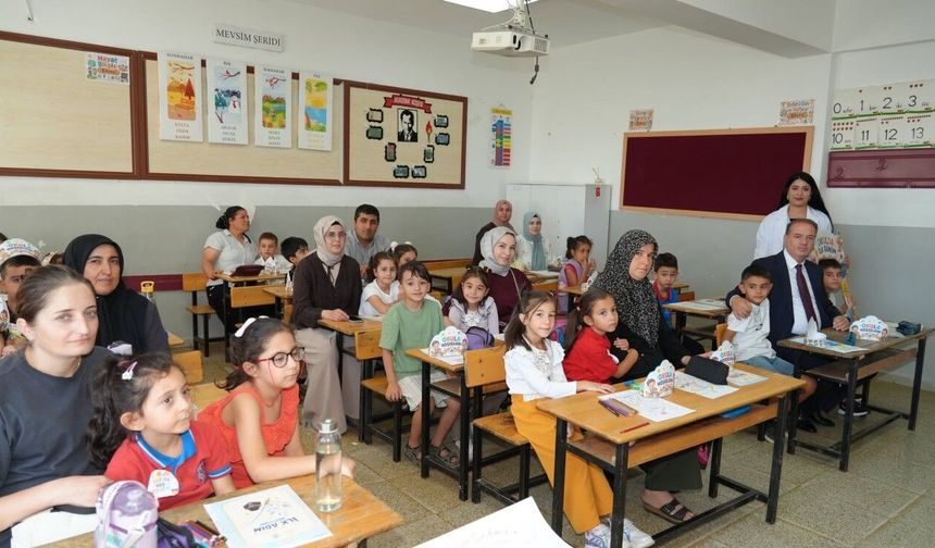 Adıyaman Özel İdare İlkokulunda İlk Gün Heyecanı