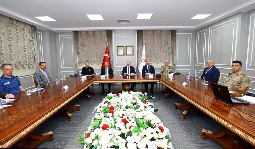 Adıyaman Üniversitesinde yeni dönem için güvenlik toplantısı
