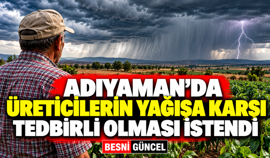 Adıyaman’da kuvvetli yağış bekleniyor
