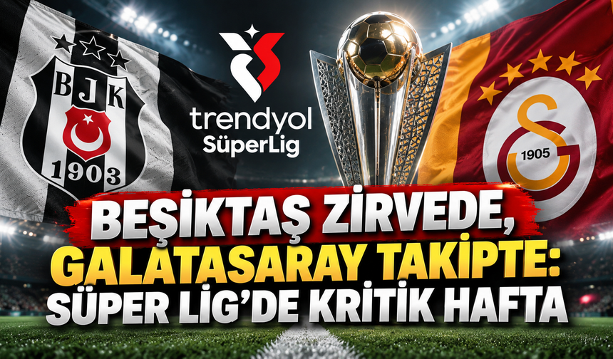 Beşiktaş Zirvede, Galatasaray Takipte: Süper Lig’de Kritik Hafta