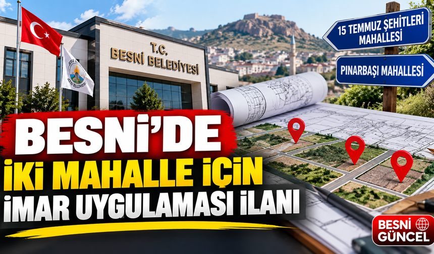 15 Temmuz Şehitleri ve Pınarbaşı’nda Parselasyon Askıda