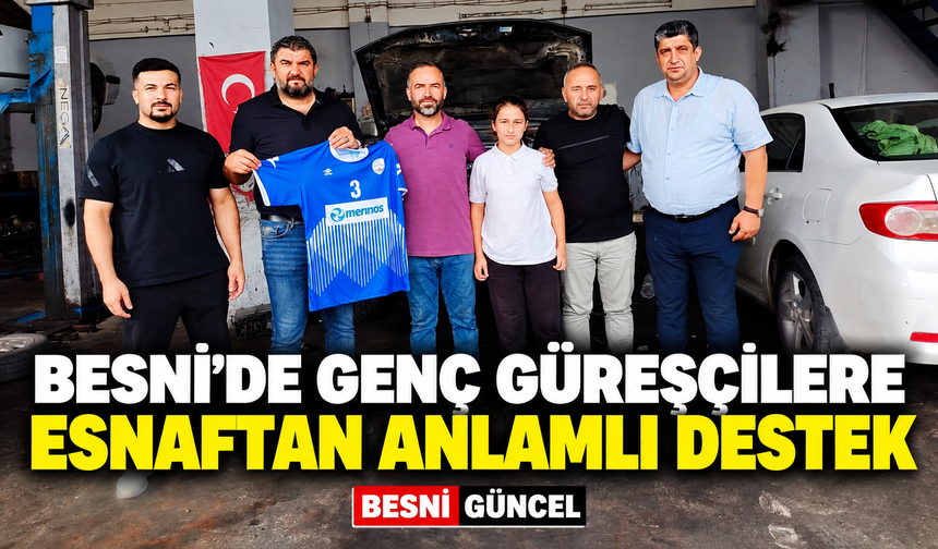 Yusuf AKDAĞ, Besni’nin güreş takımına destek verdi