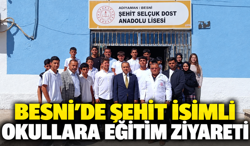 Besni’de Okullarda Eğitim Çalışmaları İncelendi
