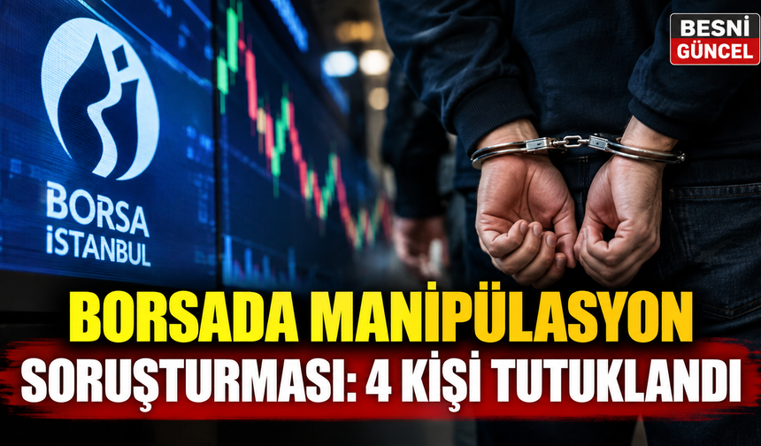 Borsa manipülasyonunda 4 şüpheli tutuklandı