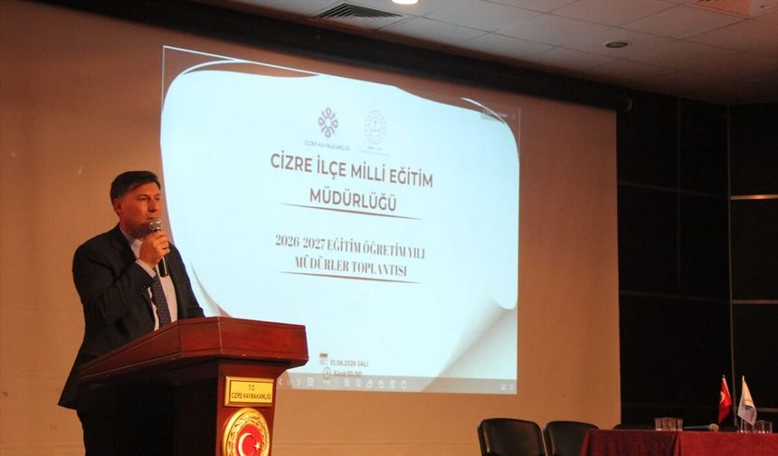 Cizre'de 'Türkiye Yüzyılı Maarif Modeli' Odaklı Eğitim Toplantısı
