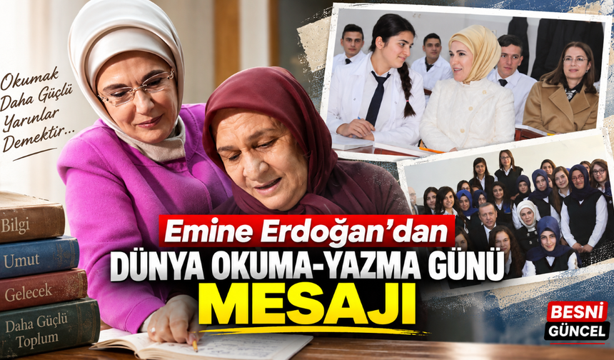 Emine Erdoğan’dan Okuma-Yazma Seferberliği Vurgusu