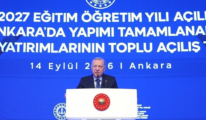 Erdoğan: “Eğitim Altyapısını Güçlendirmeye Devam Edeceğiz”