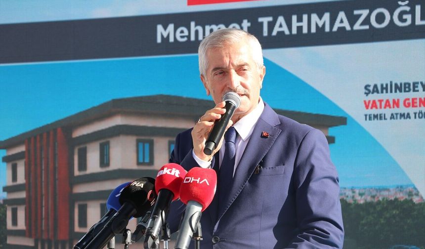 Gaziantep'te Gençlik Merkezi'nin temeli düzenlenen törenle atıldı