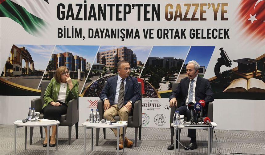 Gaziantep'ten Gazze'ye Bilim, Dayanışma ve Gelecek Programı Düzenlendi