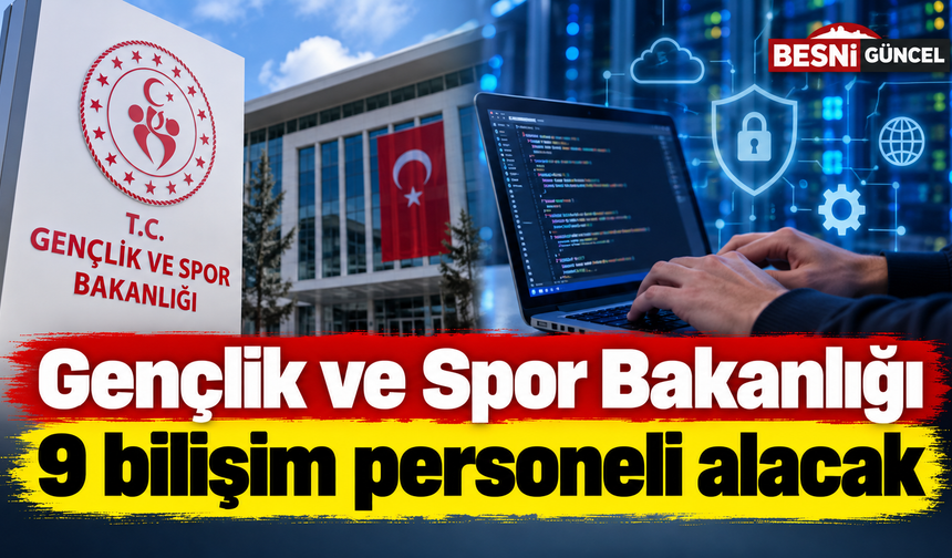 GSB 9 sözleşmeli bilişim personeli alacak