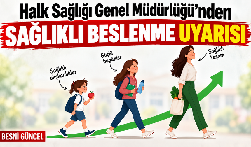Halk Sağlığı Genel Müdürlüğü’nden Öğrencilere Beslenme Mesajı