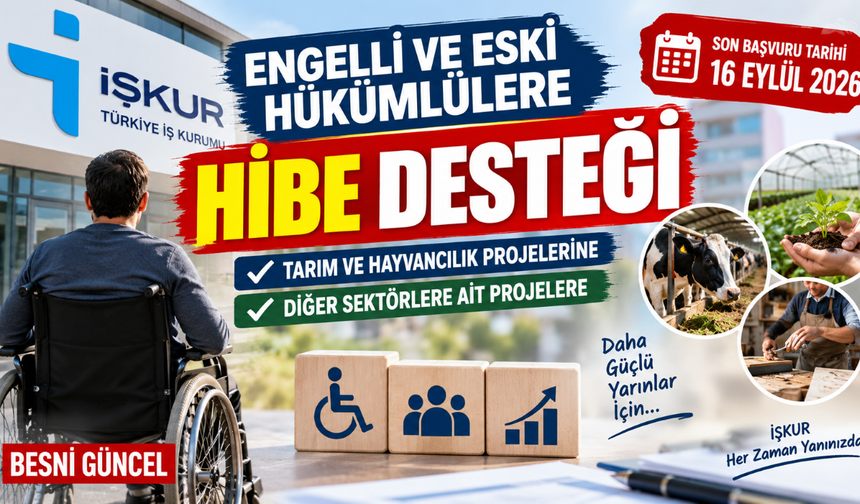 İŞKUR’da Engelli ve Eski Hükümlüler İçin Hibe Başvurusu