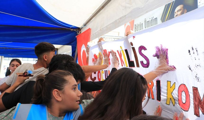 Kilis'te Çocuklar İklim Değişikliğine Dikkat Çekti