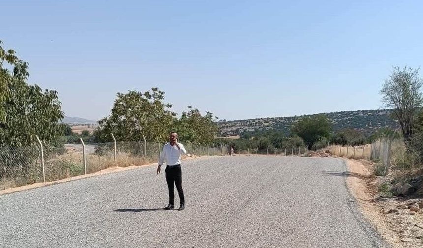 Köseceli’de Önemli Yolun Asfalt Çalışması Tamamlandı