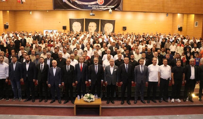 Cengizhan Tükenmez Siirt MHP'de Yeniden Başkan