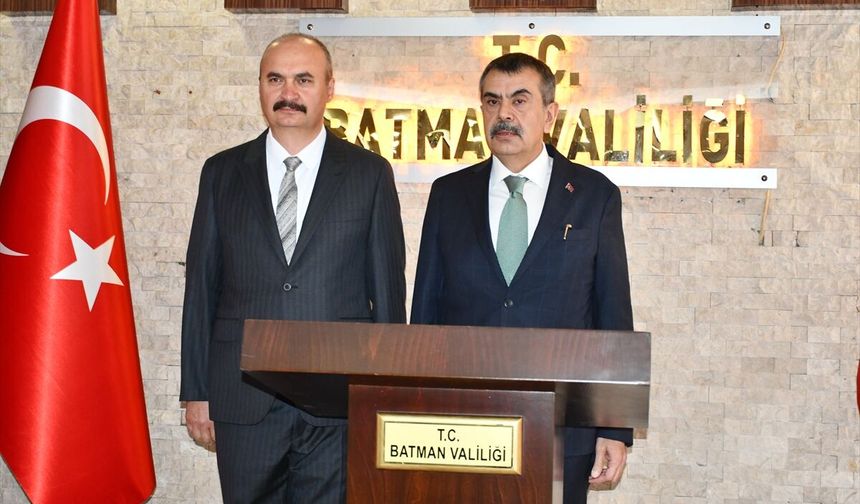 Bakan Tekin'den Batman'da Güvenlik Türkiye Mesajı