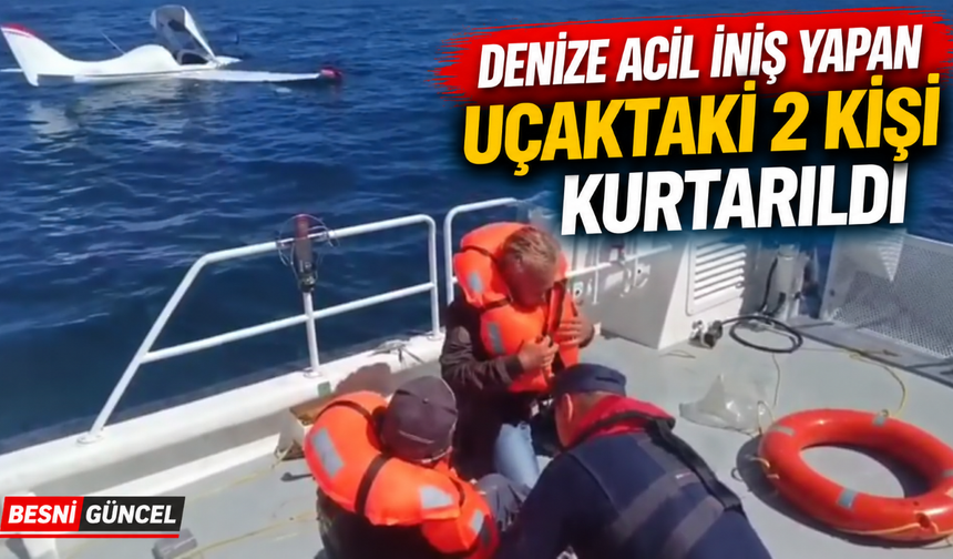 Rize Açıklarında Denize İnen Uçaktaki 2 Kişi Kurtarıldı