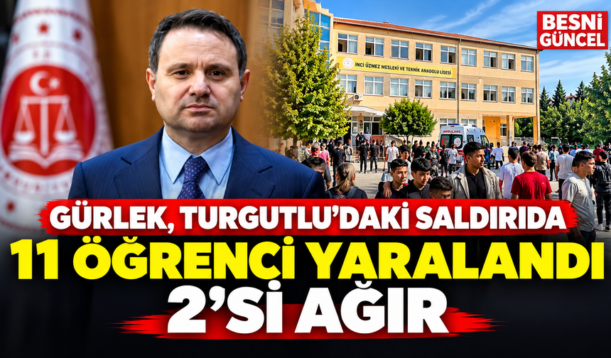Turgutlu’da okul saldırısı: 11 öğrenci yaralandı