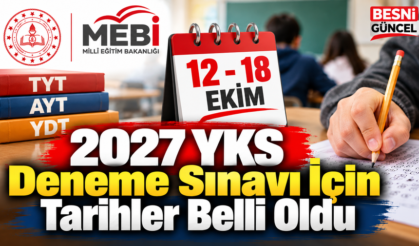 MEBİ YKS 2. Deneme Sınavı Tarihleri Belli Oldu