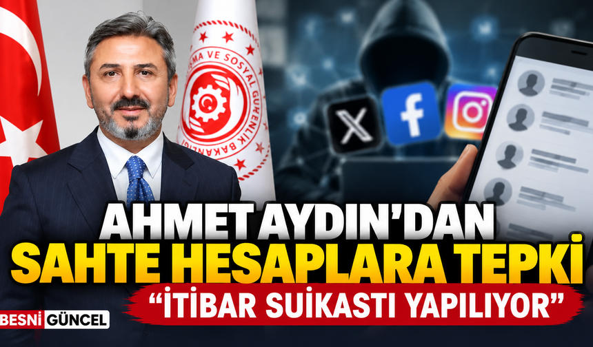 Ahmet Aydın: “İtibar Suikastı Yapılıyor”