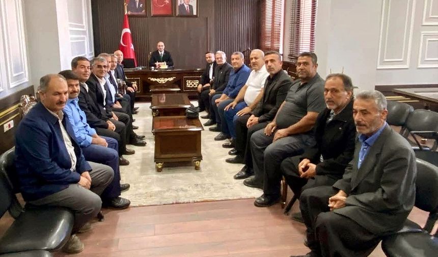 Araban Kaymakamı Ceylan, Muhtarlarla Bir Araya Geldi
