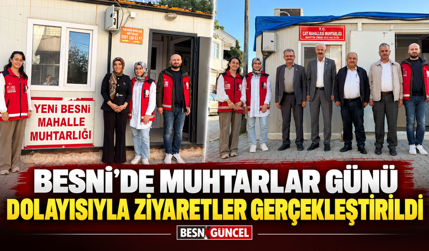 Besni Sosyal Hizmet Merkezi Muhtarları Unutmadı