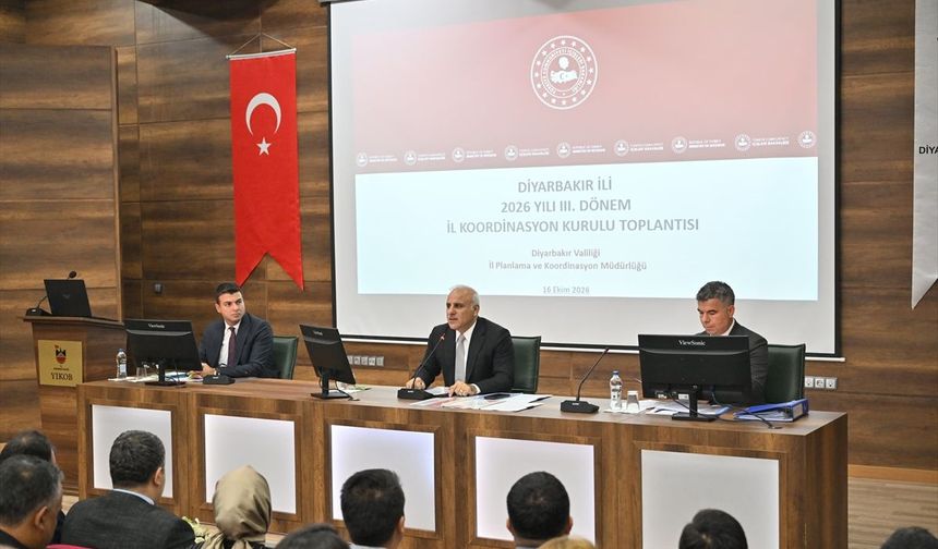 Diyarbakır'daki 559 Kamu Projesi Toplantıda Ele Alındı