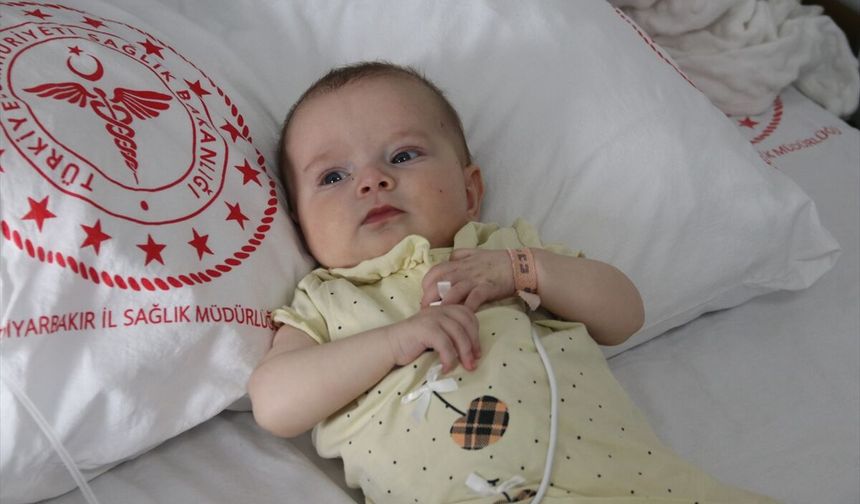 Kalbinden Kitle Çıkarılan Dicle Bebek Sağlığına Kavuştu