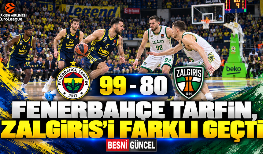 Fenerbahçe’den Zalgiris Karşısında 19 Sayılık Galibiyet