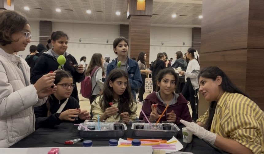 Gaziantep Bilimfest'te 87 Atölye Çalışması Yapıldı