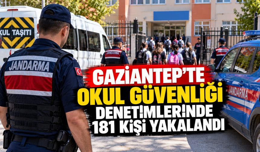 Gaziantep’te 540 Okul ve Çevresinde Denetim Yapıldı