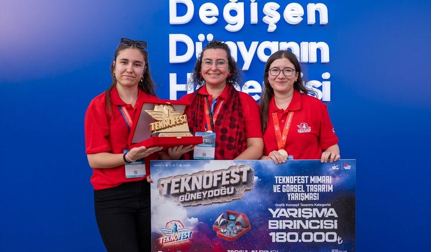Öğrenciler TEKNOFEST'te Güneydoğu Temalı Tasarımla Birinci Oldular