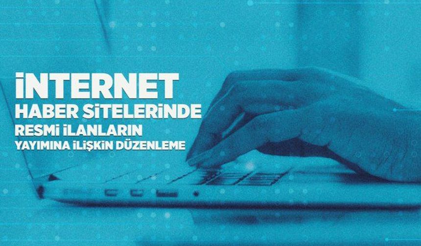 İnternet Haber Sitelerinde Resmî İlan Kuralları Değişiyor