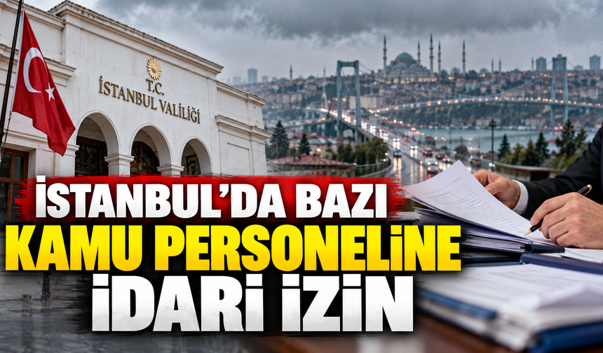 Kamu Personeline İdari İzin Kararı