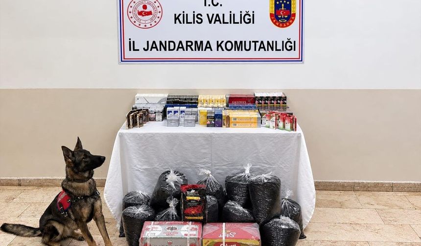 Kilis'te 750 Paket Kaçak Sigara ve 60 Kilogram Çay Ele Geçirildi