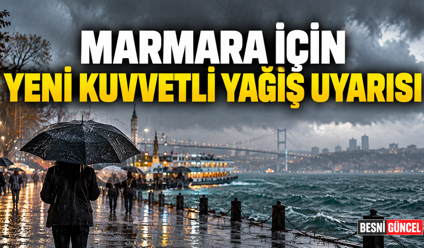 İstanbul ve Kırklareli’nde Kuvvetli Yağış Bekleniyor