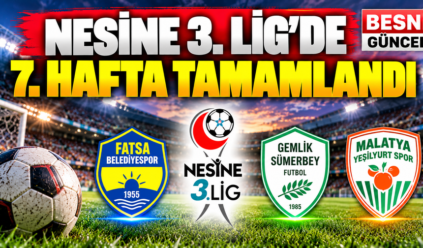 3. Lig’de Üç Grupta Liderler Değişmedi