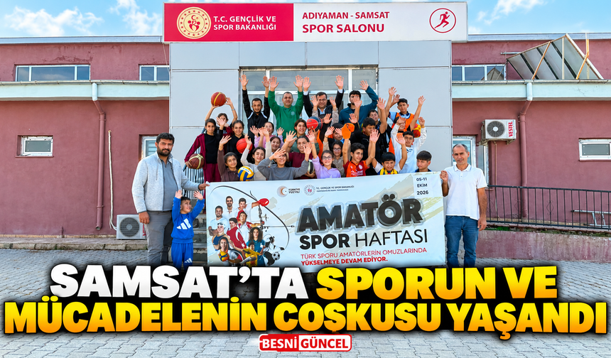 Samsat’ta Genç Sporcular Yeteneklerini Sergiledi