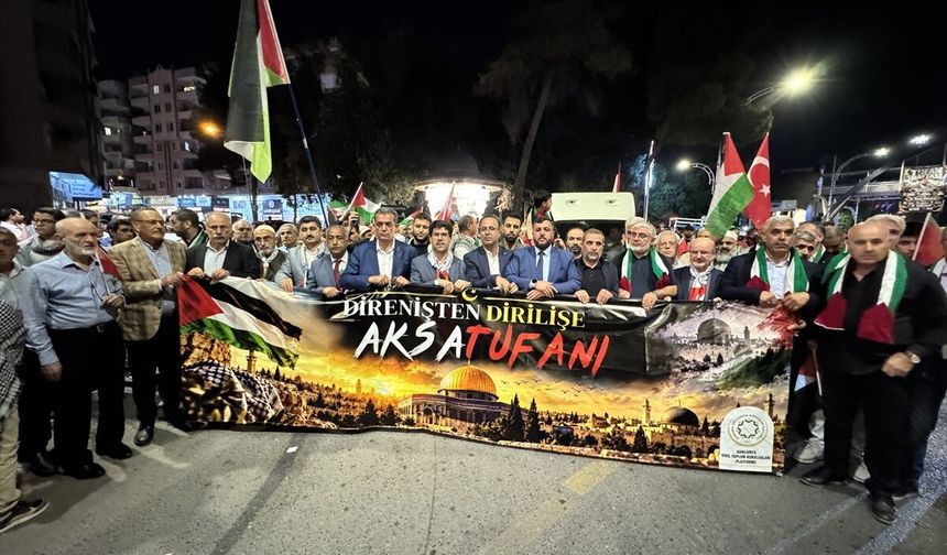 İki İlde İsrail'in Gazze Politikaları Protesto Edildi