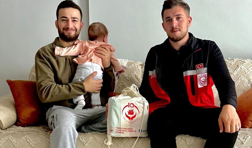 Sason'da Evlenen ve Çocuk Sahibi Olan Çiftlere Destek
