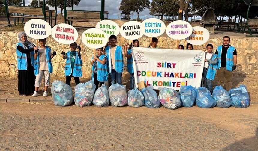 Siirtli Öğrencilerden Tillo Botan'da Çevre Temizliği