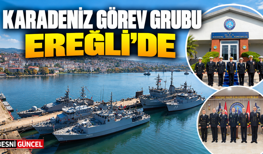 Karadeniz’de Mayın Karşı Tedbirleri Görev Grubu Ereğli’de