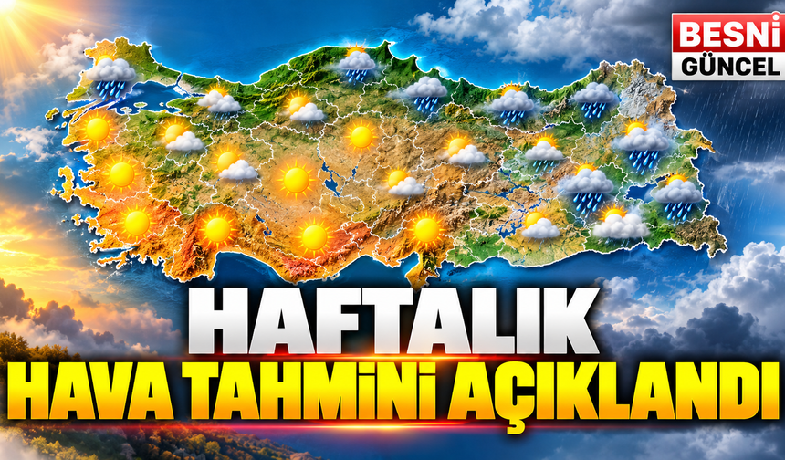 Türkiye’de Yeni Haftada Sıcaklıklar Mevsim Normallerinde